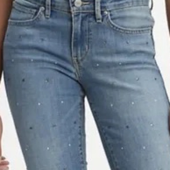 Levi’s 711 Skinny Embellished Jeans 26 - Picture 2 of 10